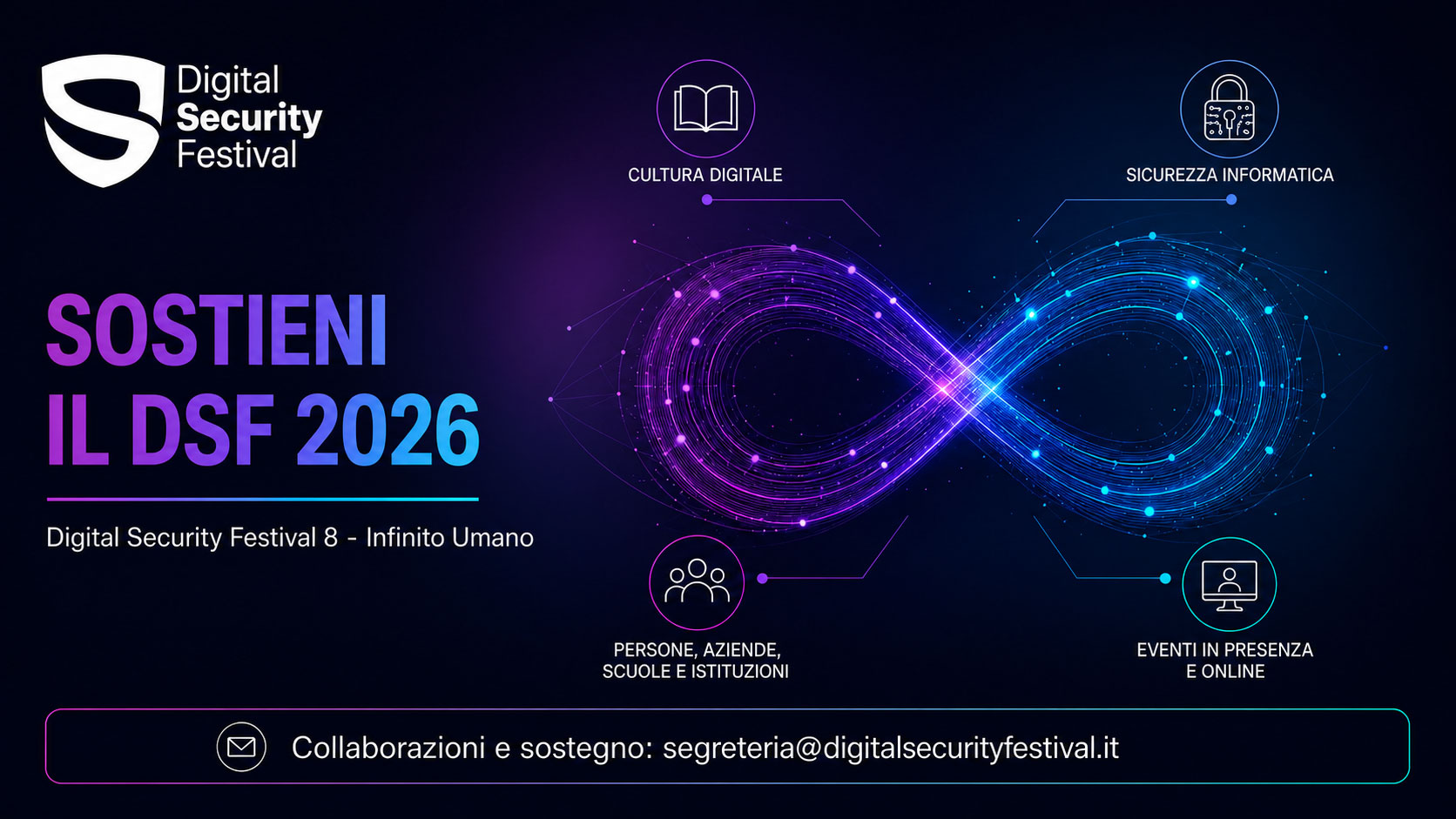 Sostieni il Digital Security Festival