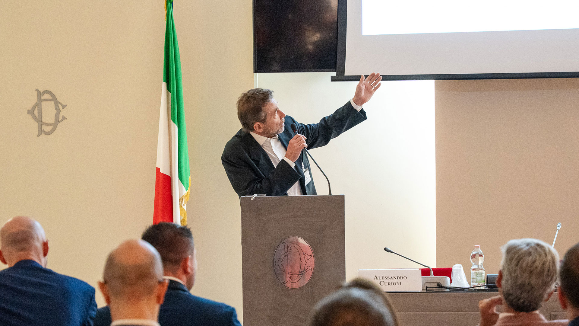 Alessandro Curioni durante un intervento al Digital Security Festival