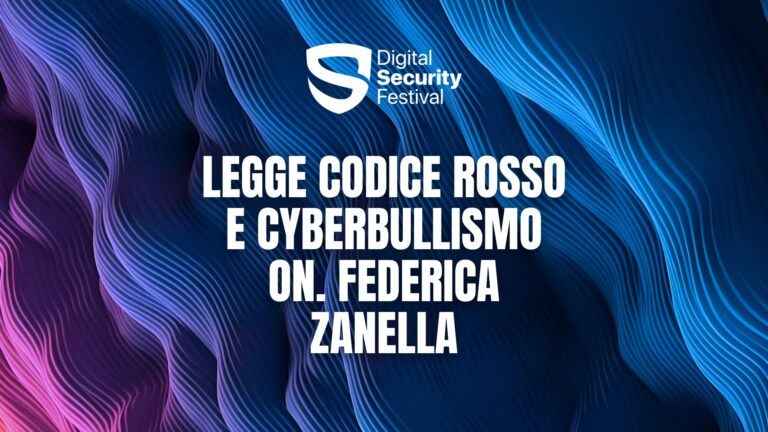 Video: Legge codice rosso e cyberbullismo con l'On. Federica Zanella  intervistata da Gabriele Gobbo - Digital Security Festival